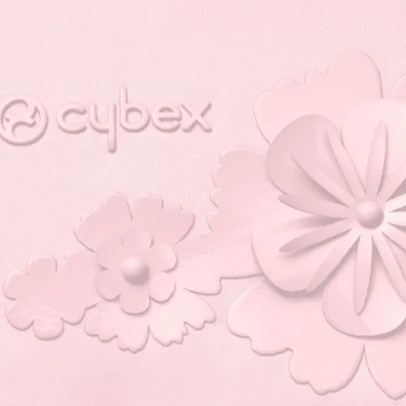 Cybex Priam 4 Simply Flowers Lux Reiswieg Light Pink