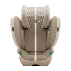 Cybex Solution G2 I-Fix Plus Autostoeltje - Almond Beige / Beige