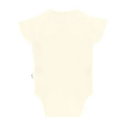 DAY Overslagromper Korte Mouw Rib - Mt. 74/80 - Cream