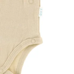 DAY Overslagromper Lange Mouw Rib - Mt. 74/80 - Cappuccino