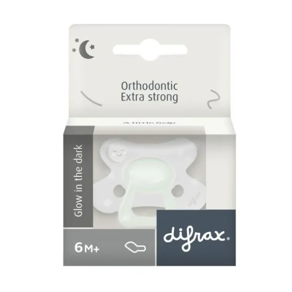 Difrax Dental Fopspeen Nacht 6+ Mnd