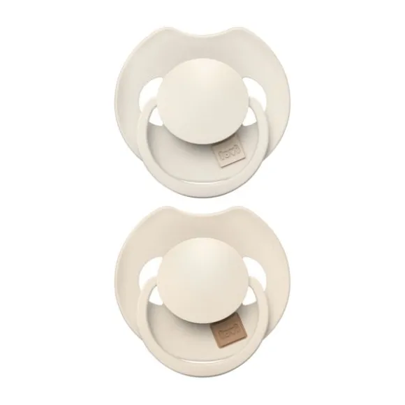 Difrax Dynamic Lovi Prime Fopspeen - 6-18mnd - 2st. - Coconut / Ivory