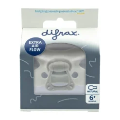 Difrax Fopspeen Naturel Edelsteen - Grey Agate - 6+ Mnd