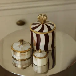 Doing Goods Abby Circusdoosje – Groot – Bordeaux/Parelmoer
