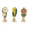 Doing Goods Kaarthouders Set - Posy Bloemen - Messing