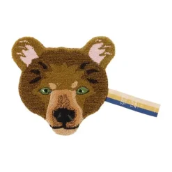 Doing Goods Wanddecoratie - Tapis Amis - Archie Check Bear Dierenkop