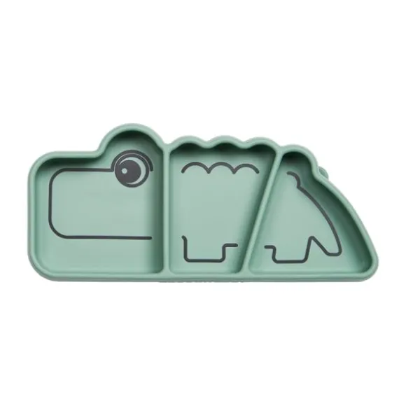 Done by Deer Croco Anti-slip Bord - Green