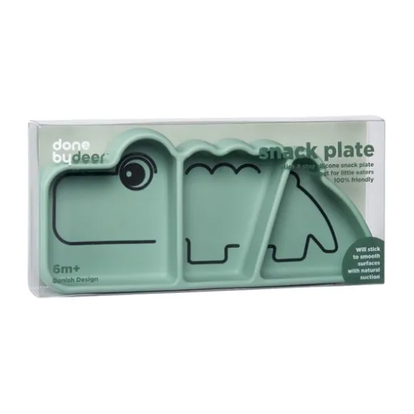 Done by Deer Croco Anti-slip Bord - Green