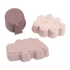 Done by Deer Siliconen Vormen - Happy Clouds - Set van 3 - Powder