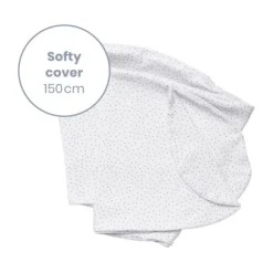 Doomoo Softy Silver Dots Voedingskussenhoes