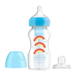 Dr. Brown’s Options+ Starter Kit Fles / Sippy Blauw 270 ml