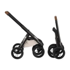 Dubatti One E6 Kinderwagen Dark Brown / Walnut Brown | Dubatti by Römer Autostoeltje Babysafe Pro | Vario Base 5Z