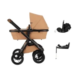 Dubatti One E6 Kinderwagen Dark Brown / Walnut Brown | Dubatti by Römer Autostoeltje Babysafe Pro | Vario Base 5Z