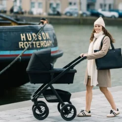 Dubatti Two E2 Kinderwagen Bundel - Pitch Black / Black / Black