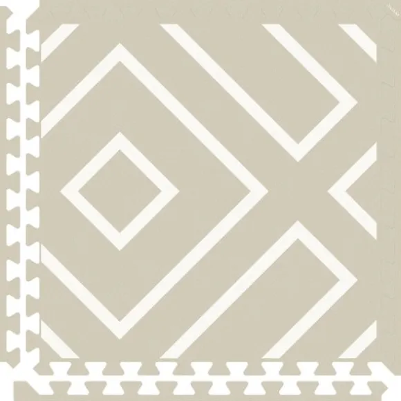 Eeveve Speel Mat - Modern Blocks - Desert Sand