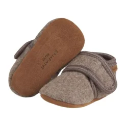 En Fant Baby Wool Slippers - Walnut - Maat 21/22
