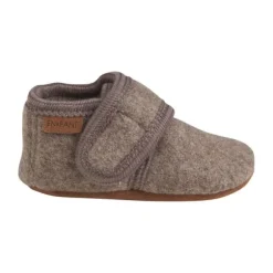 En Fant Baby Wool Slippers - Walnut - Maat 21/22