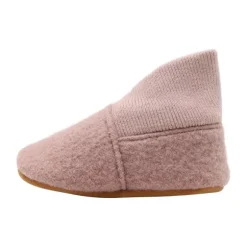 En Fant Wool Slippers Rib - Bark - Maat 19/20