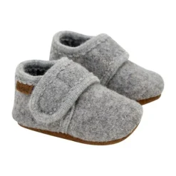 EnFant Baby Wool Slippers - Maat 21/22 - Grey Melange
