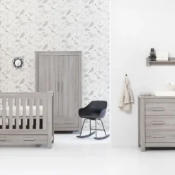 Europe Baby Juno Babybed Met Lade Grijs 60 x 120 cm