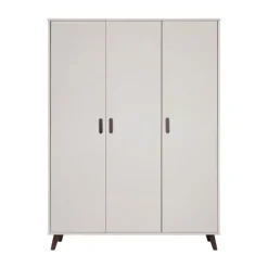 Europe Baby Olivia Kledingkast - 3-Deurs - Oatmeal - Retro