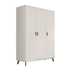 Europe Baby Olivia Kledingkast - 3-Deurs - Oatmeal - Retro