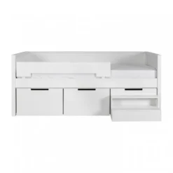 Europe Baby Ralph Kinderkamer Wit | Bed 90 x 200 cm + Bureau