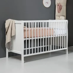 Europe Baby Sarah Babykamer Wit | Bed 70 x 140 cm + Commode