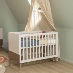 Europe Baby Sev Ledikant 70 x 140 - Oatmeal/Oatmeal