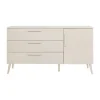 Europe Baby Sev XL Commode - Oatmeal/Oatmeal