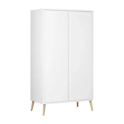 Europe Baby Sterre Babykamer Wit / Naturel | Ledikant 60 x 120 cm + Commode