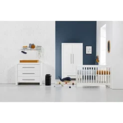 Europe Baby Sylt II Babykamer | Bed 60 x 120 cm + Commode