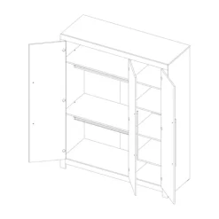 Europe Baby Vittoria III Commode Wit