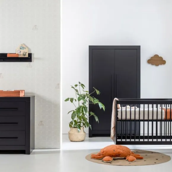 Europe Baby Vittoria III Kledingkast 3-Deurs Zwart