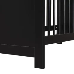 Europe Baby Vittoria III Babykamer Zwart | Bed 70 x 140 cm + Commode