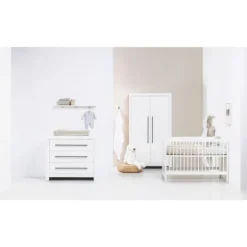 Europe Baby Vittoria III Kledingkast 3-Deurs Wit
