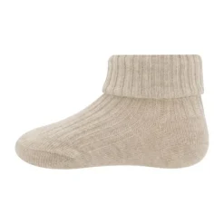 Ewers Rib Sokjes - Beige Melange - Maat 16/17