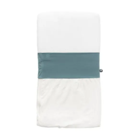 Fedde & Kees Nunki Ledikantlaken - 60 x 120 cm - Deep Blue / Off White