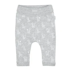 Feetje AOP Giraffe Broekje Grijs Melange Mt. 56