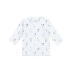 Feetje AOP Giraffe T-Shirt Lange Mouwen Wit Mt. 44