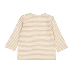 Feetje The Magic is in You Rib Longsleeve Met Streep – Mt. 50 – Taupe Melange