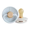 FRIGG Little Viking Fopspeen - 0-6 Mnd - 2 stuks - Powder Blue/Cream