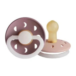 FRIGG Moon Glow Fopspeen Mauve / Blush 0-6 Mnd 2 Stuks