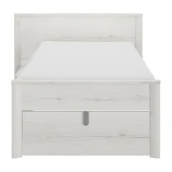 Gautier Lugano Laag Compact Bed - 90x200 cm - Artisan Eiken