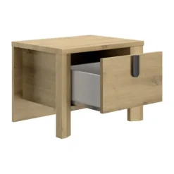 Gautier Lugano Nachtkastje 1 Lade - Artisan Eiken