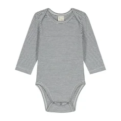 Gray Label Romper - Maat 0-3 Mnd - Blue Grey/Cream
