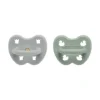 Hevea Orthodontische Fopspeen - 3-36 Mnd - 2 Stuks - Gorgeous Grey / Sage