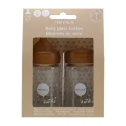 Hevea Slow Flow Kit Glazen Fles 150 ml 2 Stuks