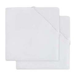 Jollein Aankleedkussenhoes (2pack) 50x70cm Badstof - Caramel/Biscuit