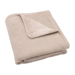 Jollein Basic Knit Wiegdeken - Fleece - Olive Green